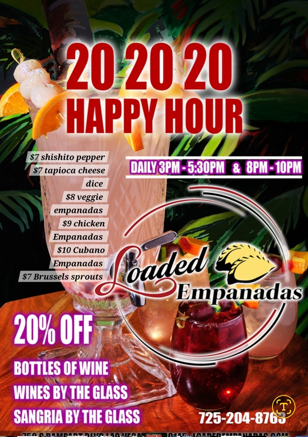 Loaded Empanadas and Tapas in Boca Park